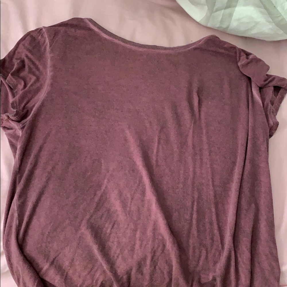 Purple tee